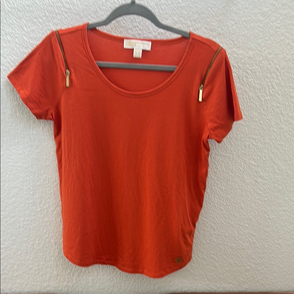 Michael Kors Orange Short Sleeve Tee